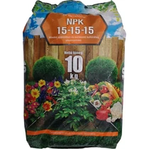 Komplex NPK 15-15-15 10 kg alap műtrágya nitrogén foszfor kálium