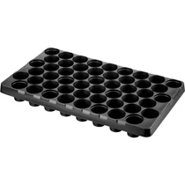 Desch Plantpak műanyag kerek szaporító tálca 53x30 cm 51 lyukas fekete magvetéshez