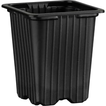Desch Plantpak palántanevelő cserép 7x7x8 cm, fekete magvetéshez, palántaneveléshez