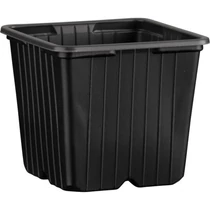 Desch Plantpak palántanevelő cserép 9x9x8 cm, fekete magvetéshez, palántaneveléshez