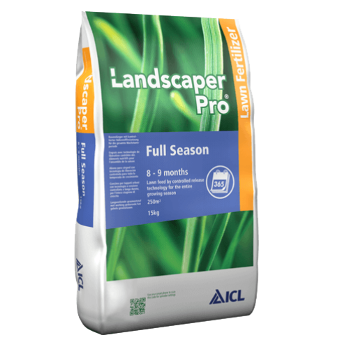 Landscaper Pro Full Season 8-9 hó 27-5-5+2Mg 15 kg prémium gyepműtrágya