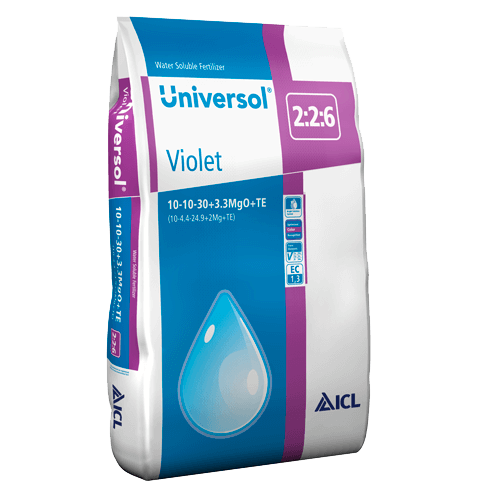 Universol Violet 10-10-30+2Mg+M.e. 25 kg Komplex vízoldható műtrágya