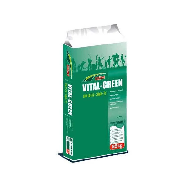 DCM Vital Green tavaszi indító és fenntartó gyeptáp szerves anyaggal 10 kg