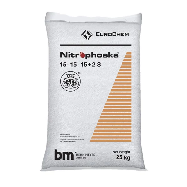 Nitrophoska Komplex NPK 15-15-15 25 kg alap műtrágya nitrogén foszfor kálium