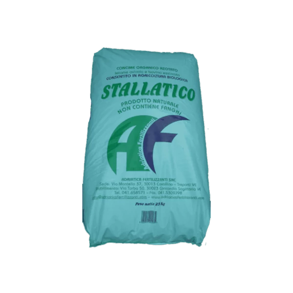 Stallatico 25 kg szerves szarvasmarha trágya granulátum
