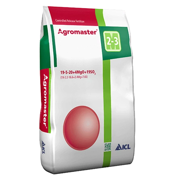Agromaster 19-5-20+4Mg 2-3 hó 25 kg prémium alap- és gyepműtrágya