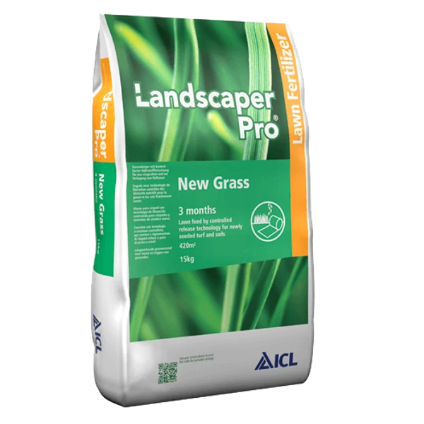 Landscaper Pro New Grass 20-20-8 15 kg prémium gyepműtrágya füvesítéshez