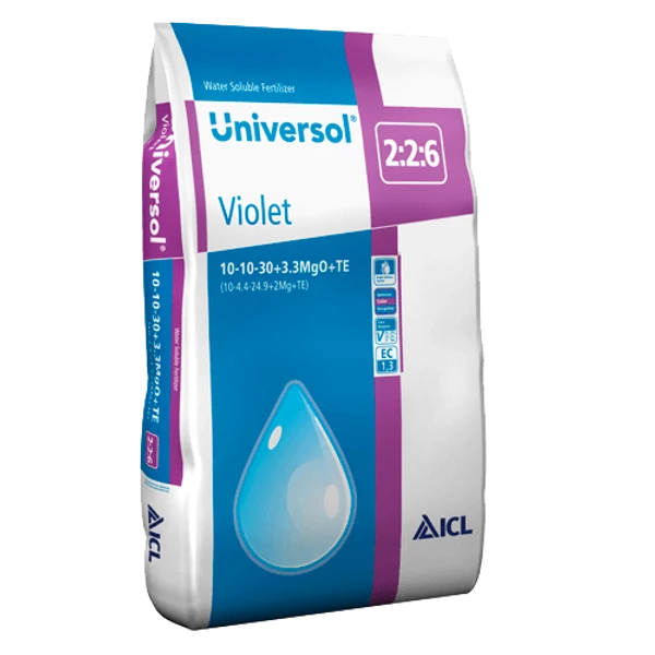 Universol Violet 10-10-30+2Mg+M.e. 25 kg Komplex vízoldható műtrágya