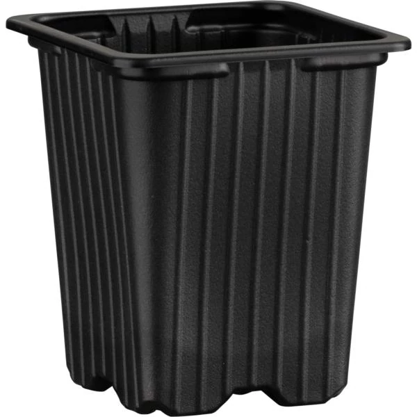 Desch Plantpak palántanevelő cserép 7x7x8 cm, fekete magvetéshez, palántaneveléshez