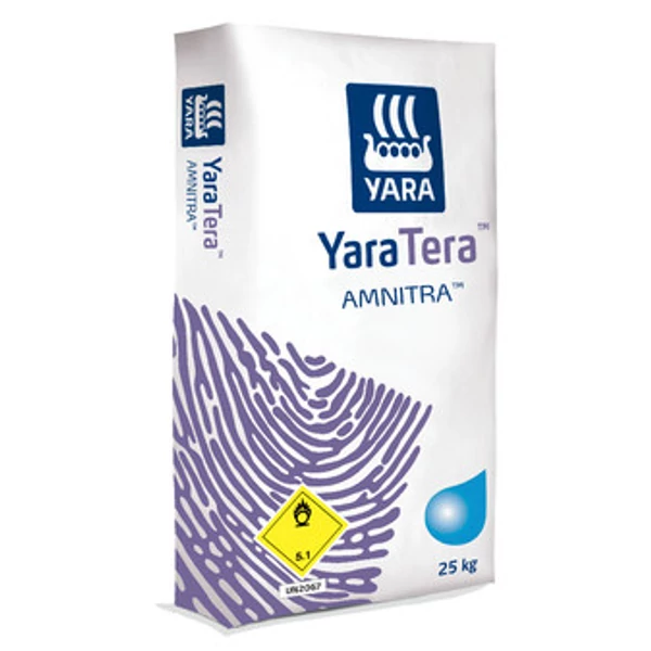 YaraTera ammónium-nitrát zsírmentes 25 kg vízoldható mono műtrágya