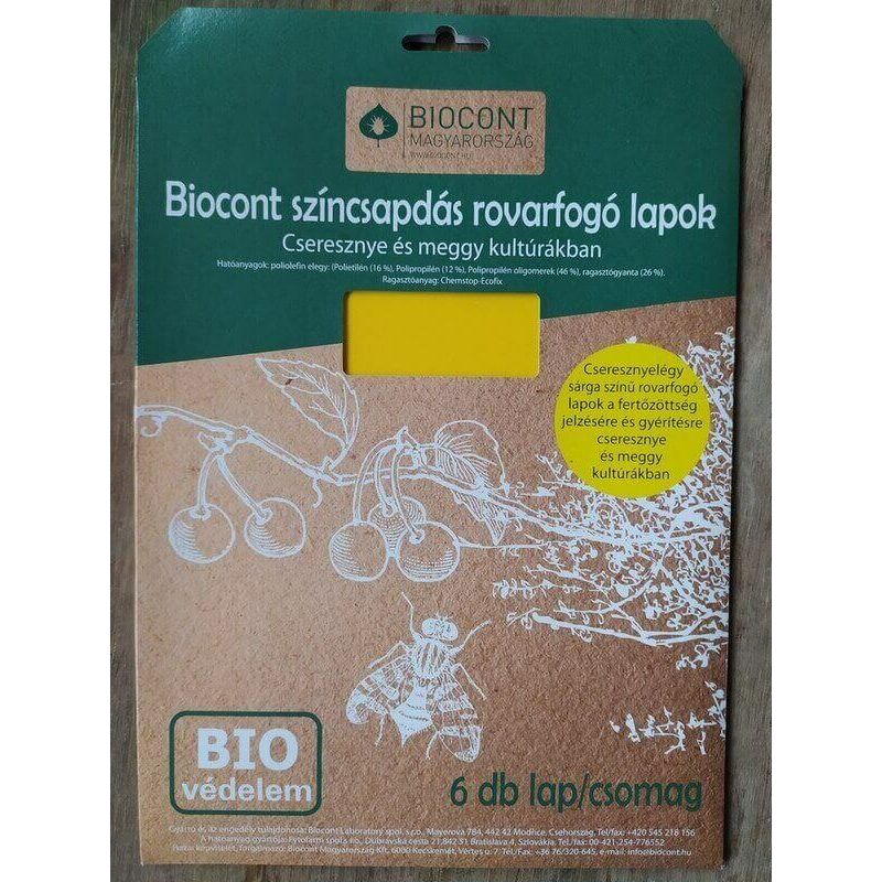 Biocont cseresznyelégy színcsapda A/4 5 db
