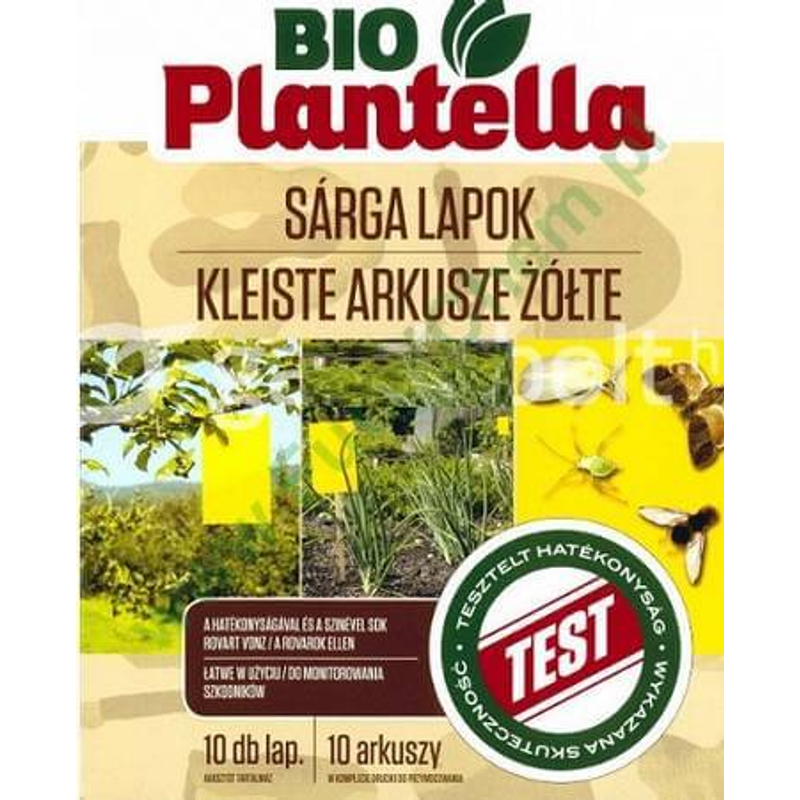 Bio Plantella sárga rovarfogó lap 10 db/csomag