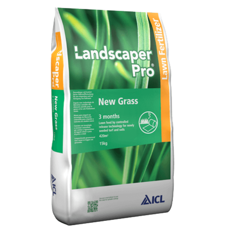 Landscaper Pro New Grass 20-20-8 15 kg prémium gyepműtrágya füvesítéshez