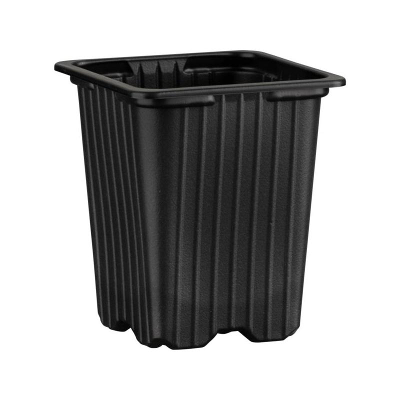 Desch Plantpak palántanevelő cserép 7x7x8 cm, fekete magvetéshez, palántaneveléshez