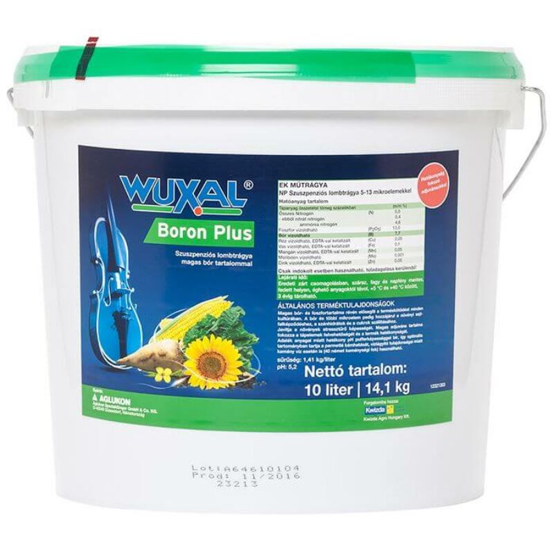 Wuxal Boron Plus 10 liter magas bór és foszfortartalommal