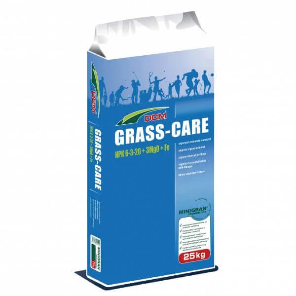DCM Grass Care nyári és téli felkészítő gyeptáp 25 kg