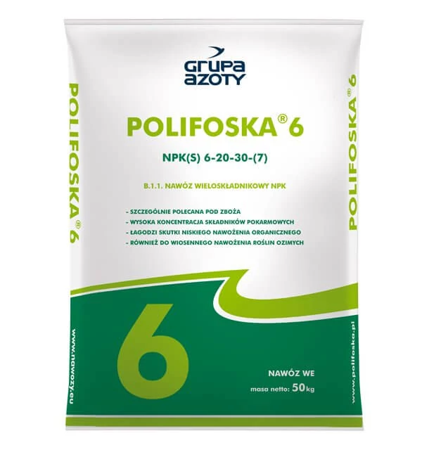 Polifoska 6-20-30 (+7S) NPK 50 kg