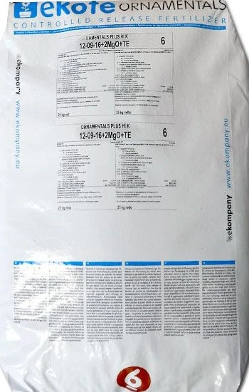 Ekote Ornamentals P. Hi K 6 hó 14-7-20+2Mg+M.e. 25 kg
