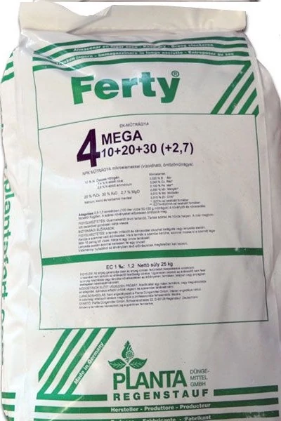 FERTY 4 MEGA 10-20-30+3Mg+M.e. 25 kg