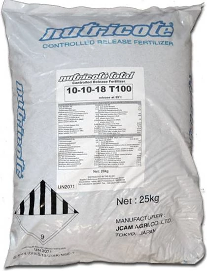 Nutricote Total T100-K 10-10-18+2Mg+m.e. 25 kg