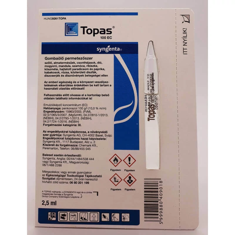 Topas 100 EC 2,5 ml gombaölő